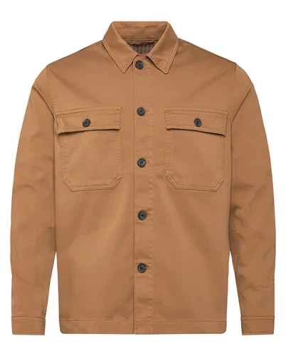 Mos Mosh Gallery - MMGMatteo Soft Overshirt - Toasted Coconut